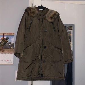 Snow Jacket with Faux Fur